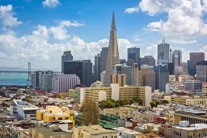 Images Dated 6th March 2016: San Francisco, California, USA Skyline in the daytime