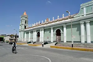 Tower Building Prints: San Juan Bautista Church ( 1547 ) in CATACAOS. Department of Piura.PERU