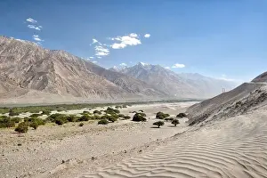 Range River Prints: Sand Dunes along Wakhan Corridor, taken in Tajikistan in August 2018 taken in hdr