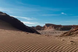 Altiplano Prints: Sand waves and the amphitheater in the valley of moon
