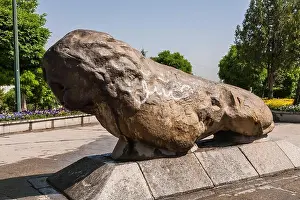Iranian Prints: Sang-e Shir, the stone Lion, as Lion Gate monument of ancient Ecbatana