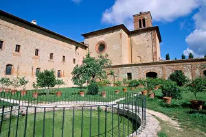 Sant Prints: Sant Anna in Camprena former monastery location for the film The English Patient Tuscany Italy Europe