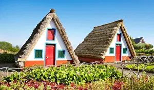 Santana - traditional home palheiros - Madeira Island, Portugal