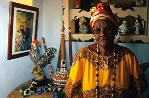 Americano Prints: Santera in the village of Madruga in Cuba