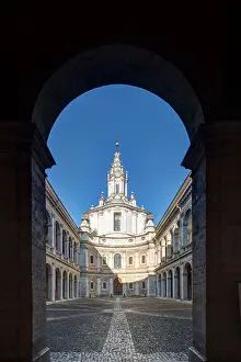 Rome Italy Prints: Sant'Ivo alla Sapienza church, Rome, Italy