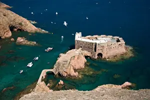 Water Blue Prints: The São João Baptista Fort in the Berlengas nature reserve (Portugal)