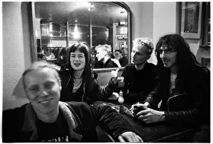Punk Prints: Sara Doran of rock band Blessed Ethel photographed at a cafe in Cardiff