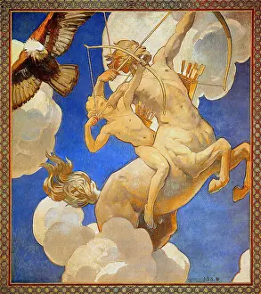 Sargent John Singer - Chiron and Achilles - British School - 19th Century