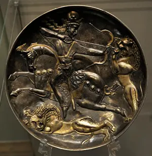 Saint Petersburg Prints: Sasanian Empire. King Shapur II (Reigh 309-379)