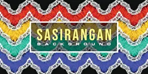 Motive Prints: Sasirangan, tie and dye traditional art from South Borneo in vector format