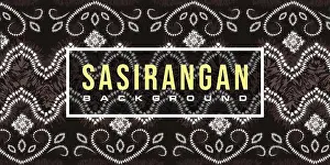 Motive Prints: Sasirangan, tie and dye traditional art from South Borneo in vector format