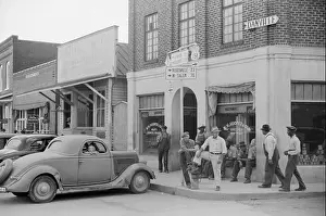 African American Ethnicity Prints: Saturday Afternoon Street Scene