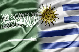 Uruguay Prints: Saudi Arabia and Uruguay