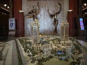 Scaled Prints: scaled model luxury hotel