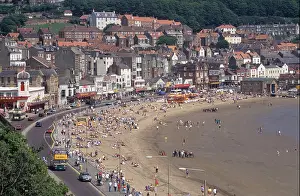 Sea Front Prints: Scarborough sea-front, Yorkshire, UK