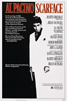 Mafia Prints: Scarface Year : 1983 USA Director : Brian De Palma Al Pacino Movie poster (USA)