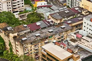 Tower Town Prints: Scenery view downtown of Kuala Lumpur Malaysia megapolis
