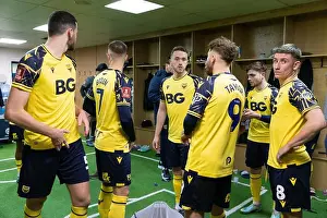 Arsenal Prints: Behind the scenes at Oxford United as they play Arsenal in the 3rd Round of the FA Cup