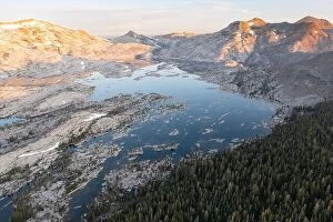 Images Dated 21st August 2019: The scenic Lake Aloha in the Desolation Wilderness is a federally protected wilderness area just