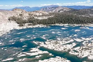 The scenic Lake Aloha in the Desolation Wilderness is a federally protected wilderness area just west of Lake Tahoe