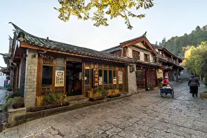 Scenic street in the Old Town of Lijiang