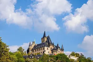 Schloss Wernigerode, Harz, Sachsen-Anhalt, Deutschland, Europa