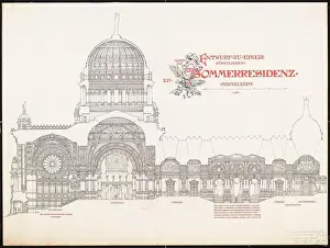 Schinkel Prints: Schmalz Otto (1861-1915), princely summer residence