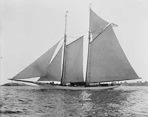 Yacht Racing Prints: Schooner America refers to the historic sailing ship