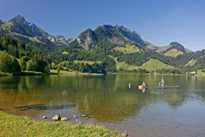 Schwarz Prints: Schwarzsee canton Fribourg Switzerland Europe