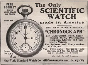 Chronograph Prints: The only Scientific watch made in America the New York Standard Chronograph - New York standard watch Co
