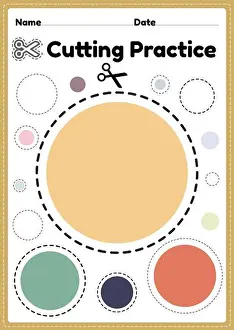 Home School Prints: Scissor skill activities for preschool and kindergarten kids to cut the paper to improve motor skills