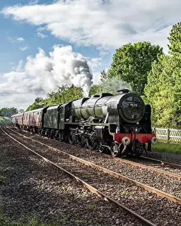 North Yorkshire Prints: Scots Guardsman 46115 passing through Long Preston on 26th May 2022