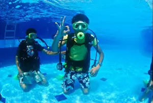 Qualifications Prints: Scuba Diving lesson