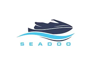 Motorboat Prints: Seadoo logo, wave logo, ocean logo