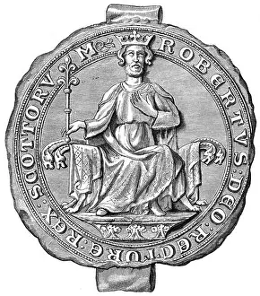 Sceptre Prints: Seal of Robert Bruce, King of Scots