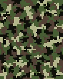 Digitally Prints: Seamless digital fashion camouflage pattern, vector background
