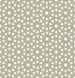 Art Vector Vectors Prints: Seamless geometric ornament based on traditional islamic art