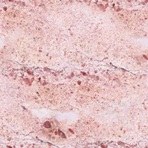 White Surface Prints: seamless natural pink marble texture. background, geological