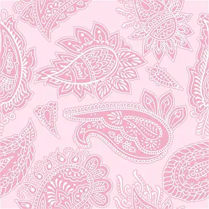 Victorian Style Prints: Seamless pink paisley background pattern