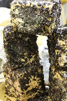 Dainty Prints: Seasoned cheese inside a moist grotto coated with grape pomace