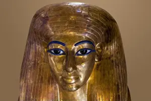 Egyptian Museum Prints: Second coffin of Thuya, Museum of Egyptian Antiquities, Cairo