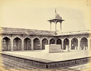 Fruher Prints: Secundra Bagh bei Lucknow, das Mausoleum von Akbar