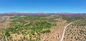 Aerial Picture Prints: The Sedona Mountains taken by an aerial drone at an altitde of 50 meters