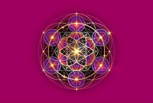 Occult Prints: Seed of life symbol Sacred Geometry