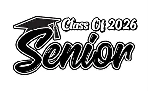 Degree Prints: Seniors Class Of 2026 Vector, Tshirt Design