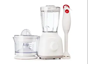 Mixing Prints: Set of kitchen appliances