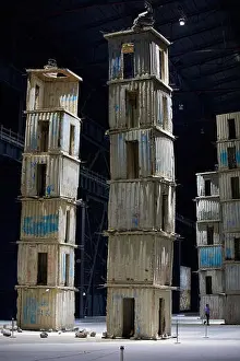 Heavenly Prints: The Seven Heavenly Palaces by Anselm Kiefer at the Art exposure at Pirelli Hangar Bicocca in Milan
