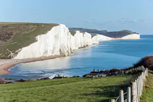Paddock Prints: Seven Sisters Cliffs from Seaford Head Nature Reserve