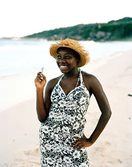 Descent Prints: Seychelleoise at Grand Anse Beach