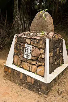 Day Trip Prints: The Seychelles, Praslin, Vallee de Mai, Pierre de Lunite 28th April 1979 Unity Monument